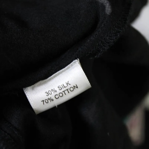 BELL by Alicia soft silk cotton tiered teal pink floral dress M - Picture 5 of 16